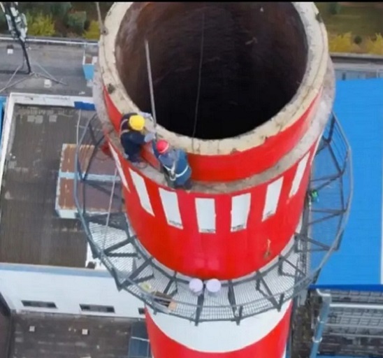 煙囪安裝避雷針：高空安裝，質(zhì)量保證